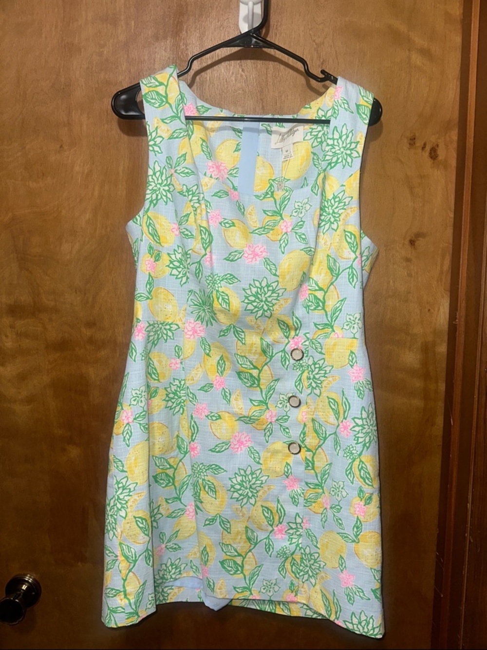 NWT LILLY PULITZER KALINARA SKIRTED Lemon Floral Shift ROMPER DRESS